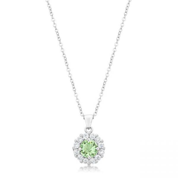 Bella Bridal Pendant in Peridot