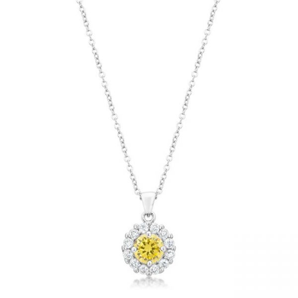 Bella Bridal Pendant in Yellow