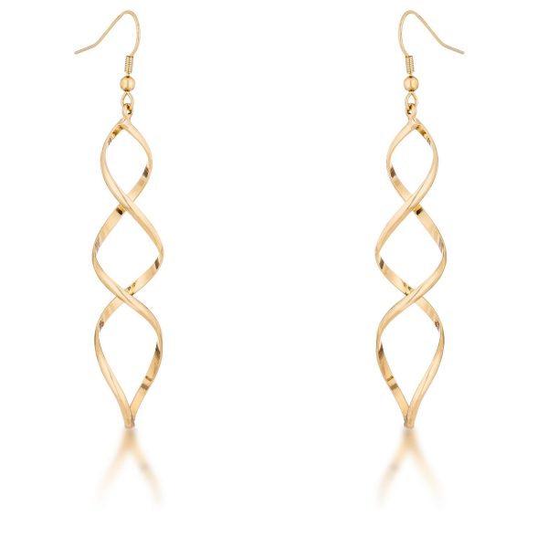 Golden Twist Earrings