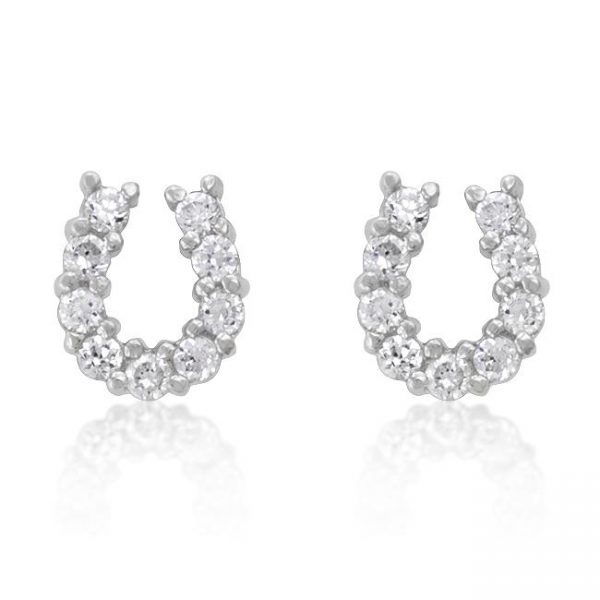 Lucky Horseshoe Earring Set