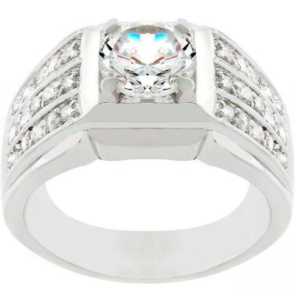 Rock Solid Cubic Zirconia Ring