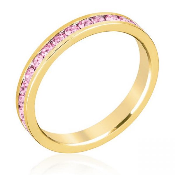 Stylish Stackables Pink Gold Ring